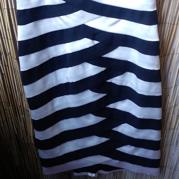 Black and White Cocktail Dress by Escape - Picture 3 of 11